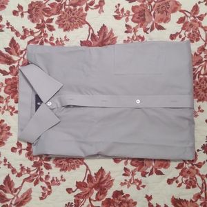 NWOT Men's Stafford Long Sleeve Dress Shirt neck 17.5